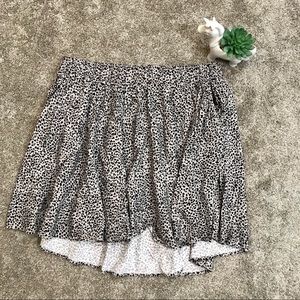 TORRID leopard skater skirt with pockets size 1